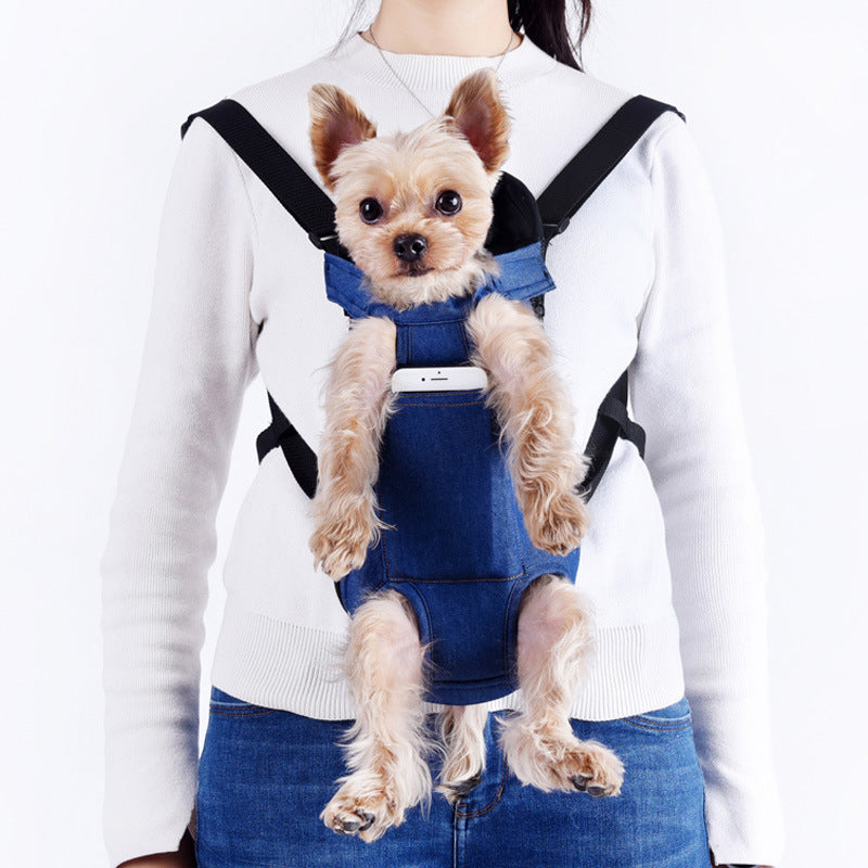 Amazon hot pet bag dog go out backpack chest Teddy folding bag new cat bag cross-border hot sale