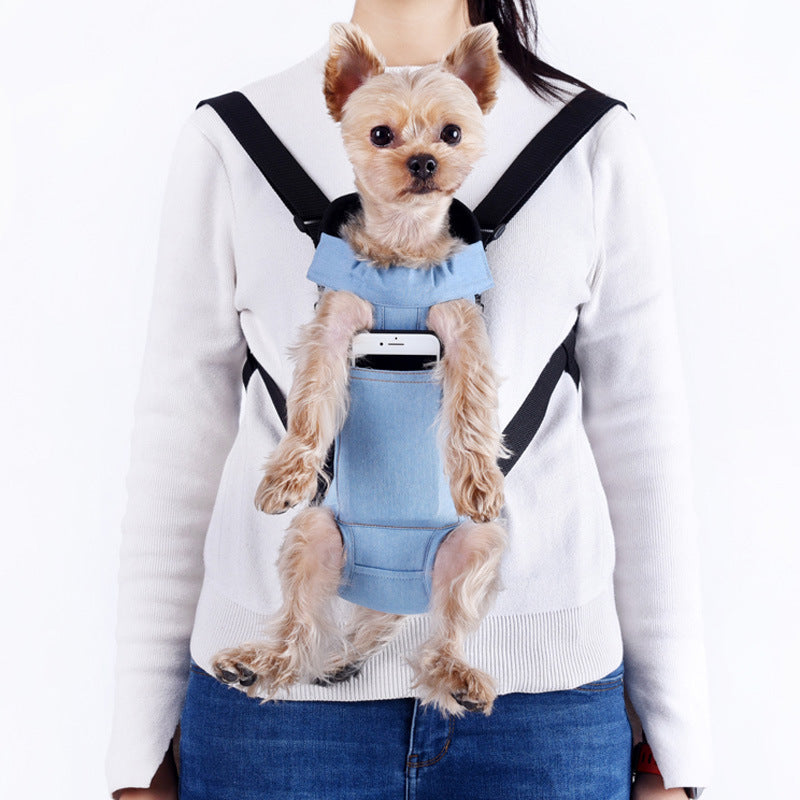 Amazon hot pet bag dog go out backpack chest Teddy folding bag new cat bag cross-border hot sale