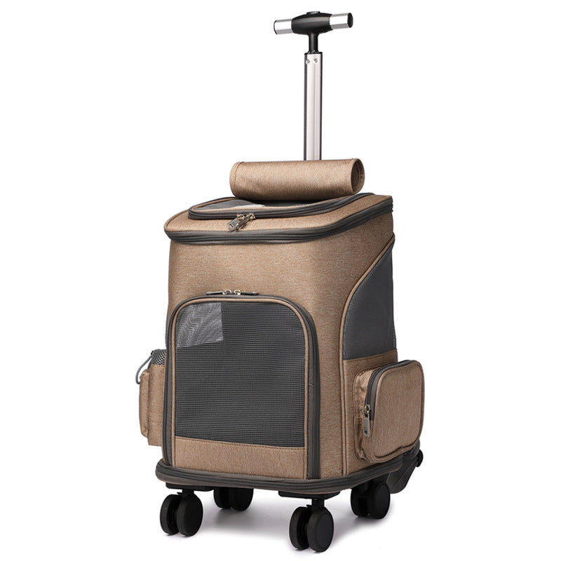 Folding Trolley Pet Carrier