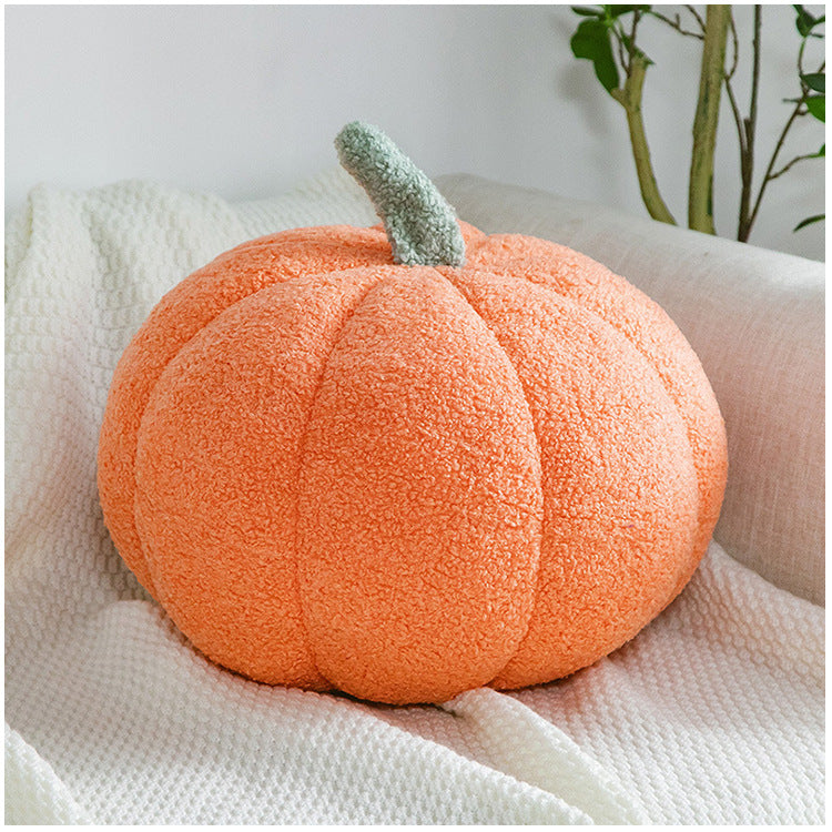 Festive pumpkin cushion as a perfect Halloween home decor